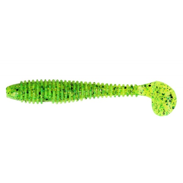 Приманка силіконова на хижака, ZEOX Trigger Fat Tail, довжина 1,7 дюймів, 10шт/уп, колір №005 AGPP